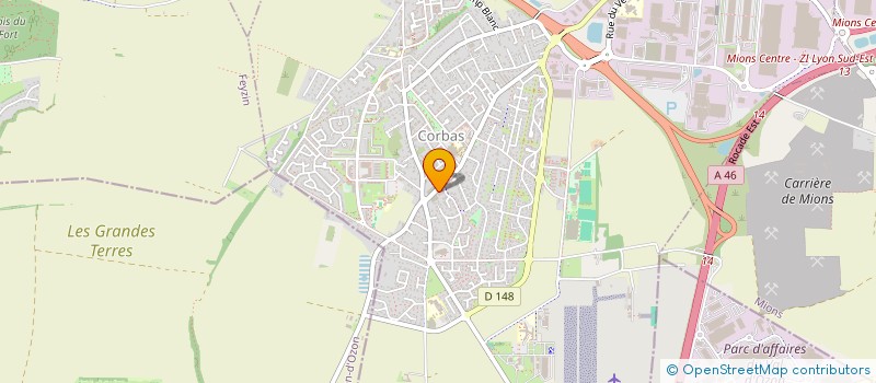 localisation de l'entreprise MK  SNACKING  CORBAS