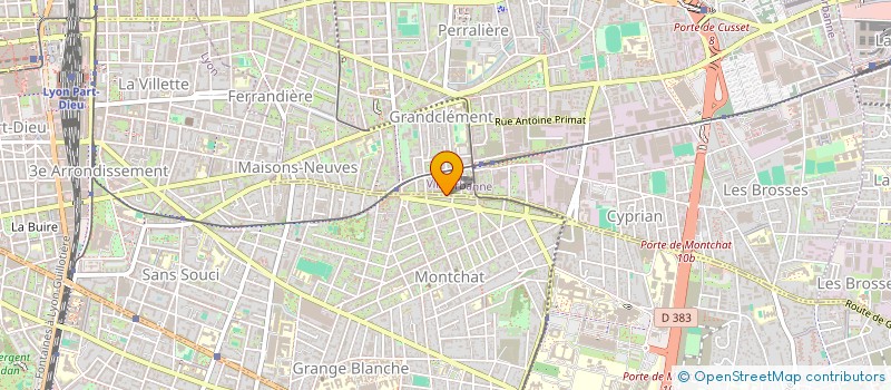 localisation de l'entreprise MK SOCIETE  LYON