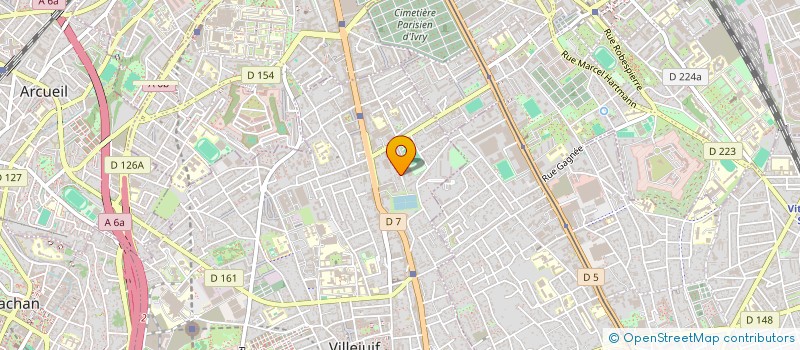 localisation de l'entreprise MK SOFT  VILLEJUIF