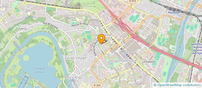 localisation de l'entreprise MK SOFTWARE ARCHITECTURE  CERGY