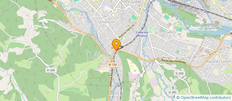 localisation de l'entreprise MK STATION  JURANCON