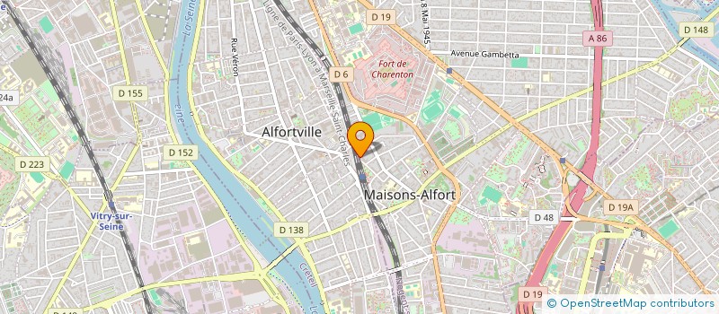 localisation de l'entreprise MK STRUCTURE  MAISONS-ALFORT