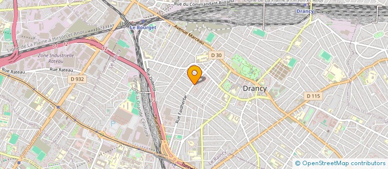 localisation de l'entreprise MK TRANSPORT à DRANCY
