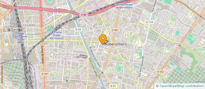 localisation de l'entreprise MK TRANSPORT  MONTREUIL