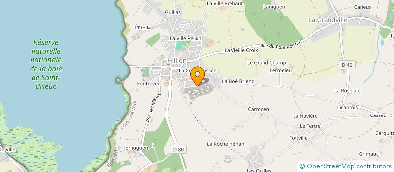 localisation de l'entreprise MK-TRANSPORT EXPRESS à HILLION