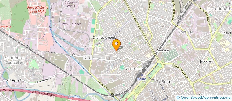 localisation de l'entreprise MK TRANSPORTS à REIMS