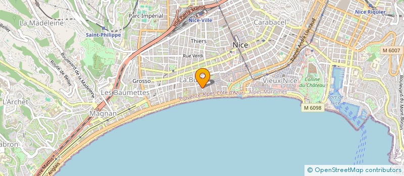 localisation de l'entreprise MK TRANSPORTS à NICE