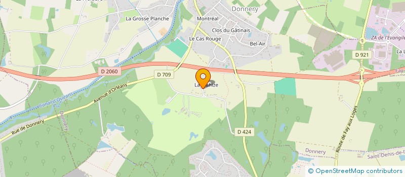 localisation de l'entreprise MK VISION  DONNERY