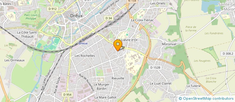 localisation de l'entreprise MK-VTC à DREUX