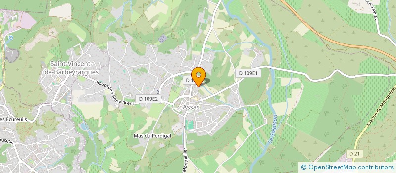 localisation de l'entreprise MK WINE & EVENTS  ASSAS