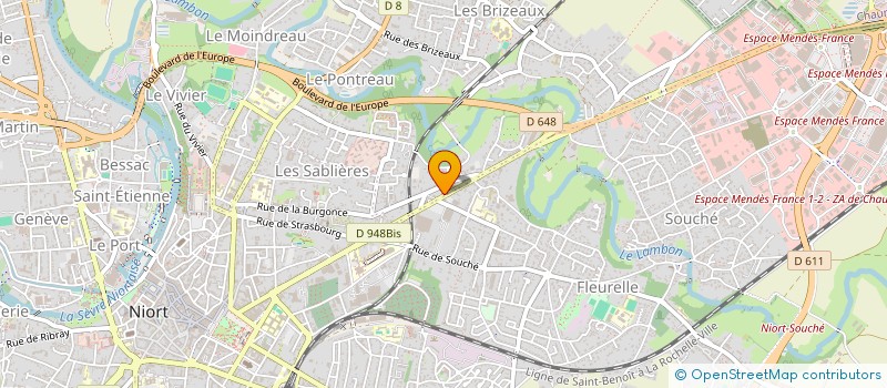 localisation de l'entreprise MK2  NIORT