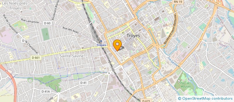 localisation de l'entreprise MK2 à TROYES