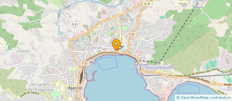 localisation de l'entreprise MK2A  AJACCIO