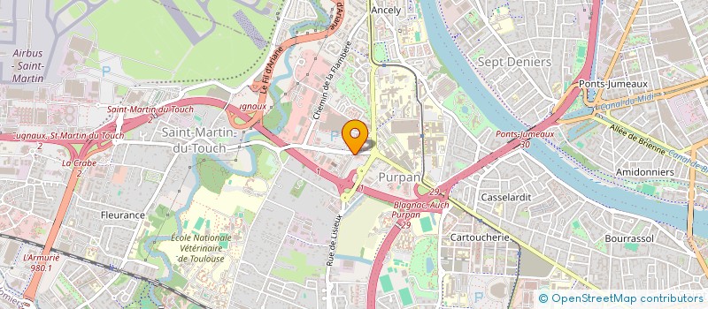 localisation de l'entreprise MK2M à TOULOUSE