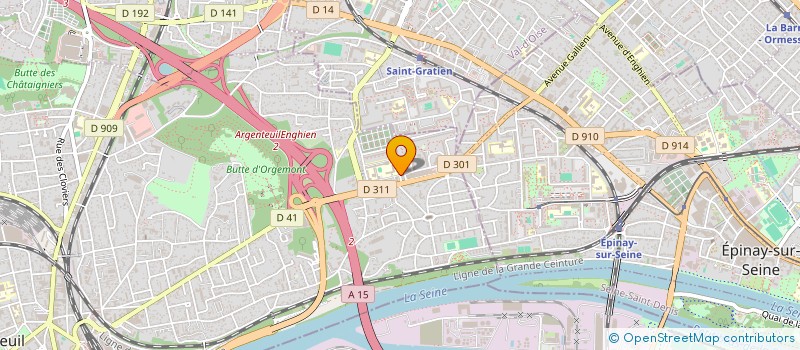 localisation de l'entreprise MK3D  ARGENTEUIL