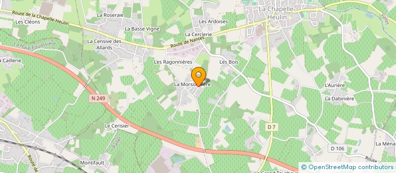 localisation de l'entreprise MK3S  LA CHAPELLE-HEULIN