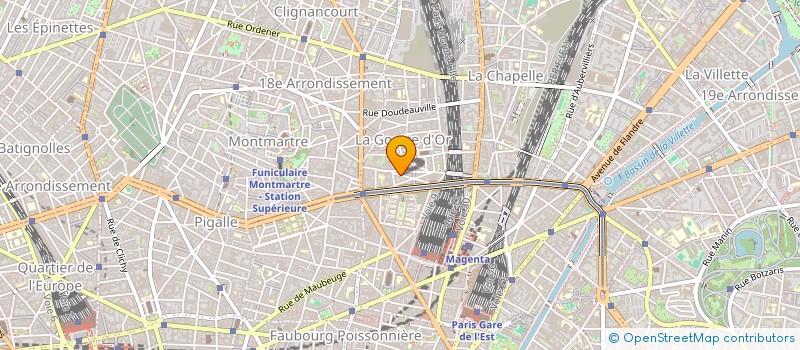 localisation de l'entreprise MK7  PARIS