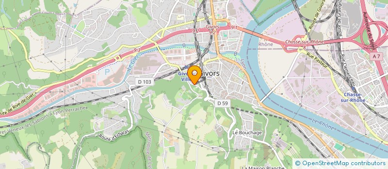 localisation de l'entreprise MKA  GIVORS