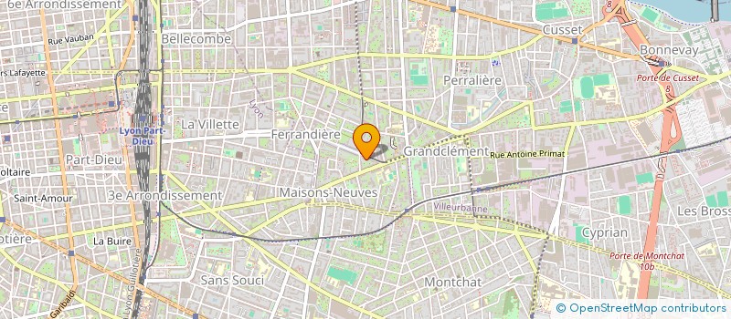 localisation de l'entreprise MKA CONSEILS ET FORMATION  VILLEURBANNE