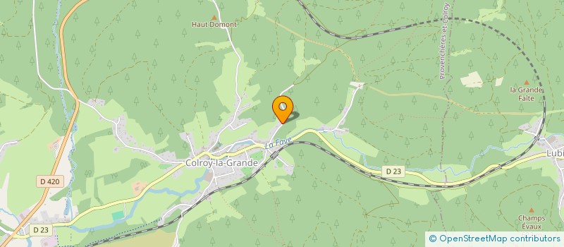 localisation de l'entreprise MKA FOREST  PROVENCHERES-ET-COLROY