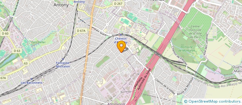 localisation de l'entreprise MKA GROUPE à ANTONY