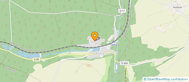 localisation de l'entreprise MKA SERVICES à CORCY