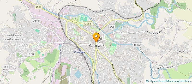 localisation de l'entreprise MKA TARN  CARMAUX