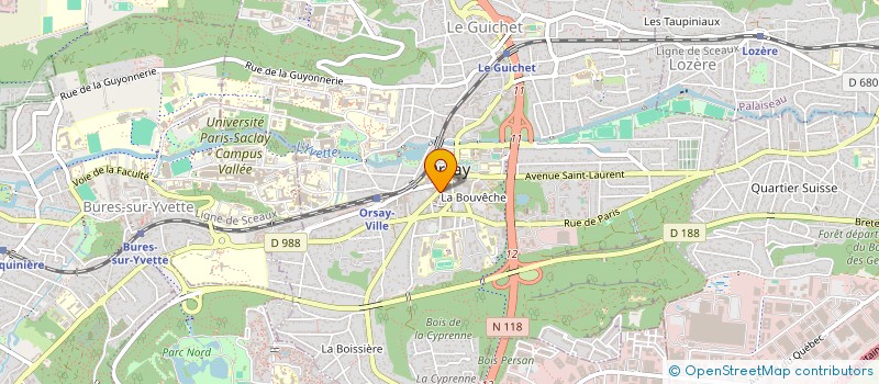 localisation de l'entreprise MKB à ORSAY