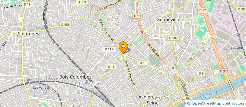 localisation de l'entreprise MKB  ASNIERES-SUR-SEINE