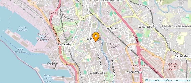 localisation de l'entreprise MKB SERVICES à MARSEILLE