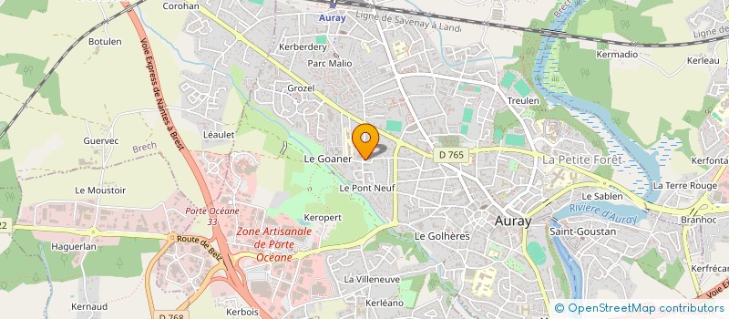 localisation de l'entreprise MKC 56 à AURAY