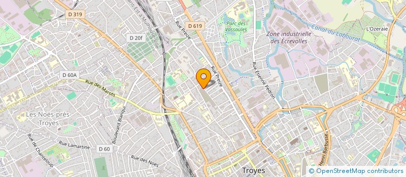 localisation de l'entreprise MKC à TROYES