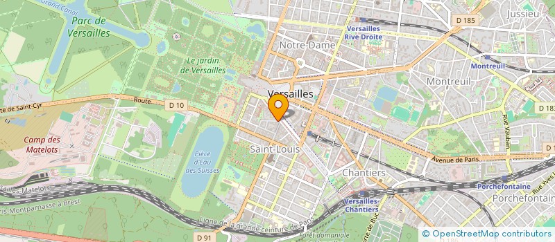 localisation de l'entreprise MKC CONSEIL à VERSAILLES
