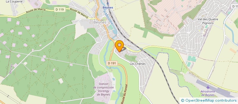 localisation de l'entreprise MKC COUVERTURE à BEYNES