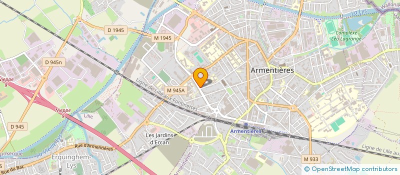 localisation de l'entreprise MKC INGENIERIE à ARMENTIERES