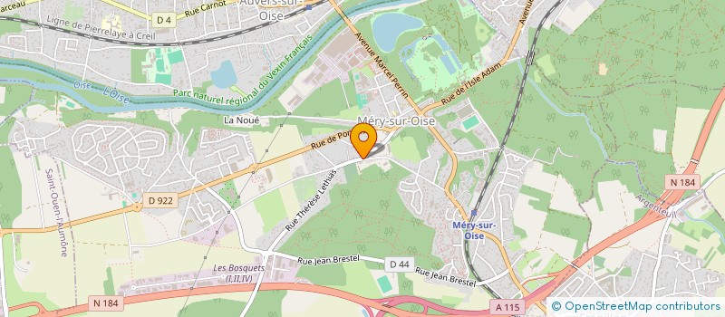 localisation de l'entreprise MKCOM  MERY-SUR-OISE