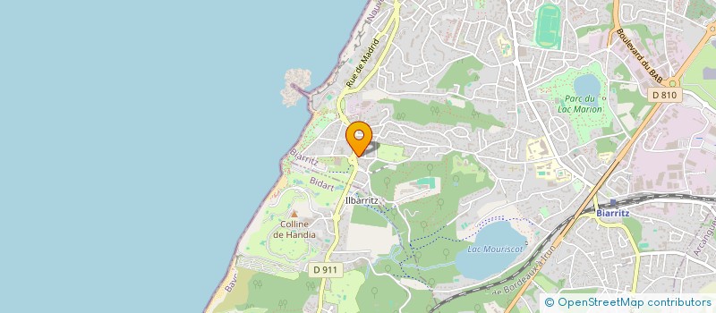 localisation de l'entreprise MKD à BIARRITZ