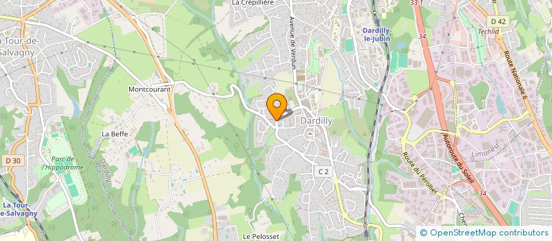 localisation de l'entreprise MKD GIORGI  DARDILLY