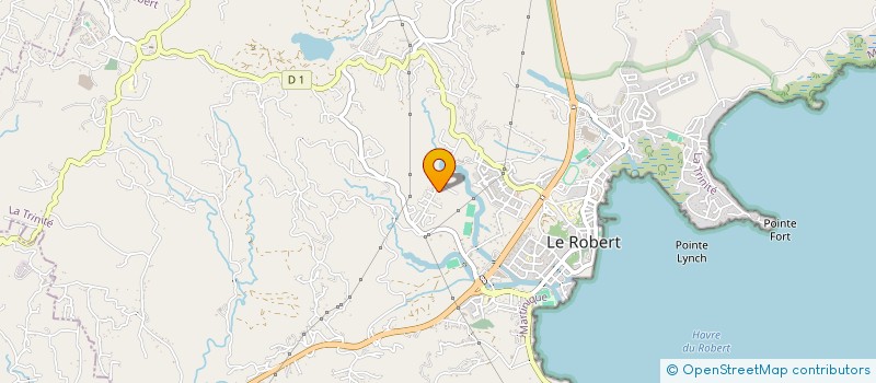 localisation de l'entreprise MKD IMMOBILIER  LE ROBERT