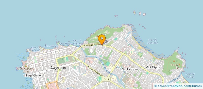 localisation de l'entreprise MKD LOCATIONS  CAYENNE