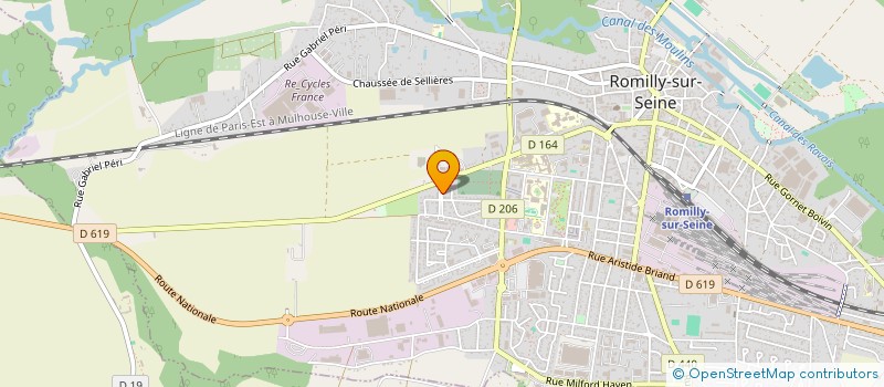 localisation de l'entreprise MKD MOTORSPORT  ROMILLY-SUR-SEINE