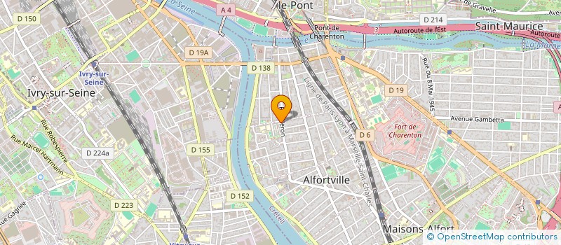 localisation de l'entreprise MKD TRANSPORT à ALFORTVILLE