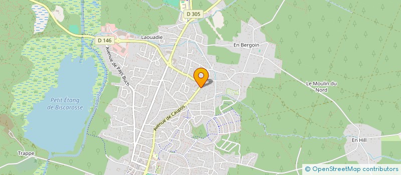 localisation de l'entreprise MKDF GASCONITA  BISCARROSSE