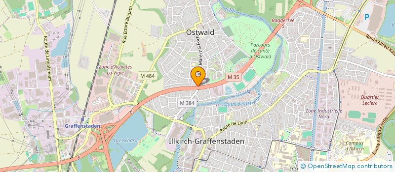 localisation de l'entreprise MKDO  OSTWALD