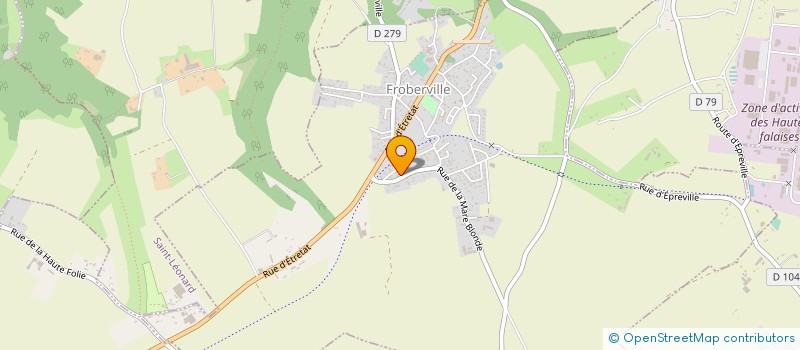 localisation de l'entreprise MKE  FROBERVILLE