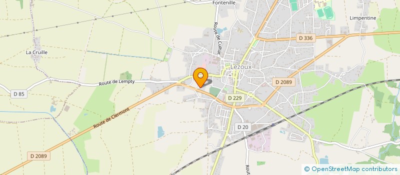 localisation de l'entreprise MKE  LEZOUX