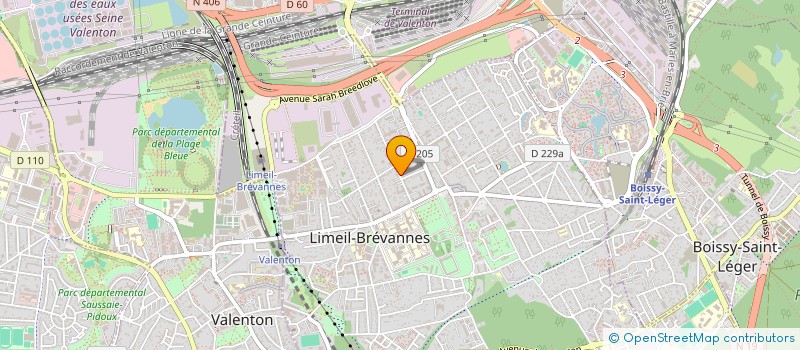 localisation de l'entreprise MKEY PROD  LIMEIL-BREVANNES