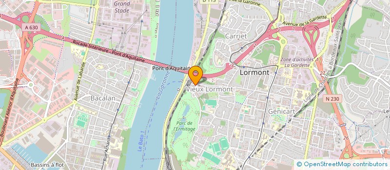 localisation de l'entreprise MKF  LORMONT