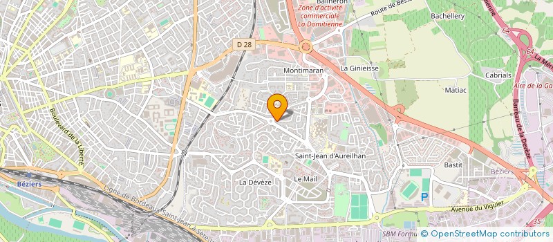 localisation de l'entreprise MKF CONSTRUCTION à VILLENEUVE-LES-BEZIERS