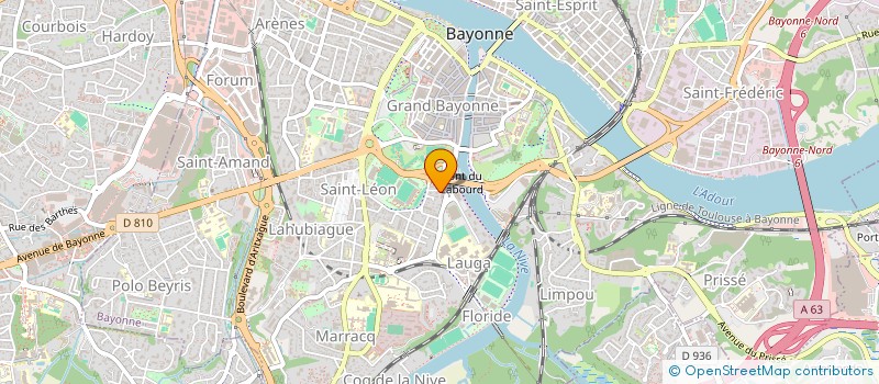 localisation de l'entreprise MKF DESIGN-DECO à BAYONNE